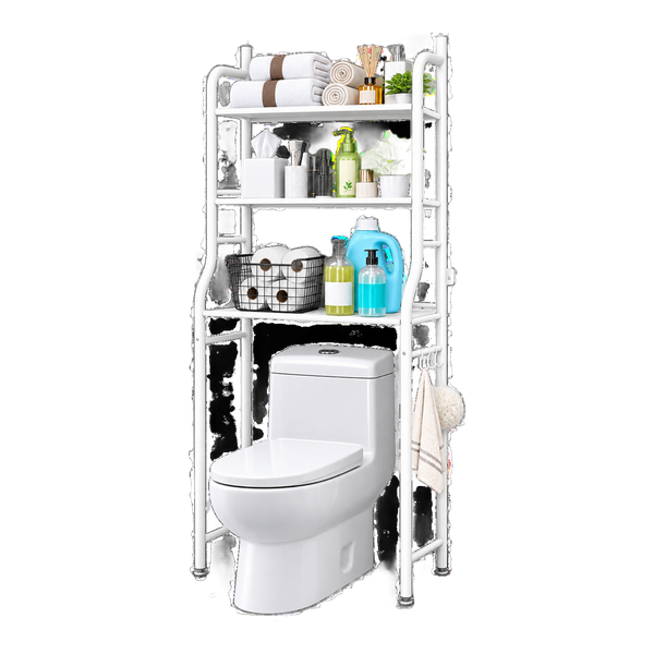 Organizador de baño metálico 3 niveles – Sin taladro · Bogotá Express