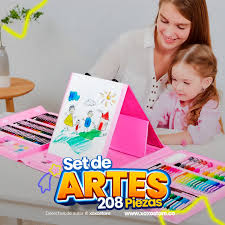 Set de arte plástico 208 piezas – La caja más completa · Bogotá Express