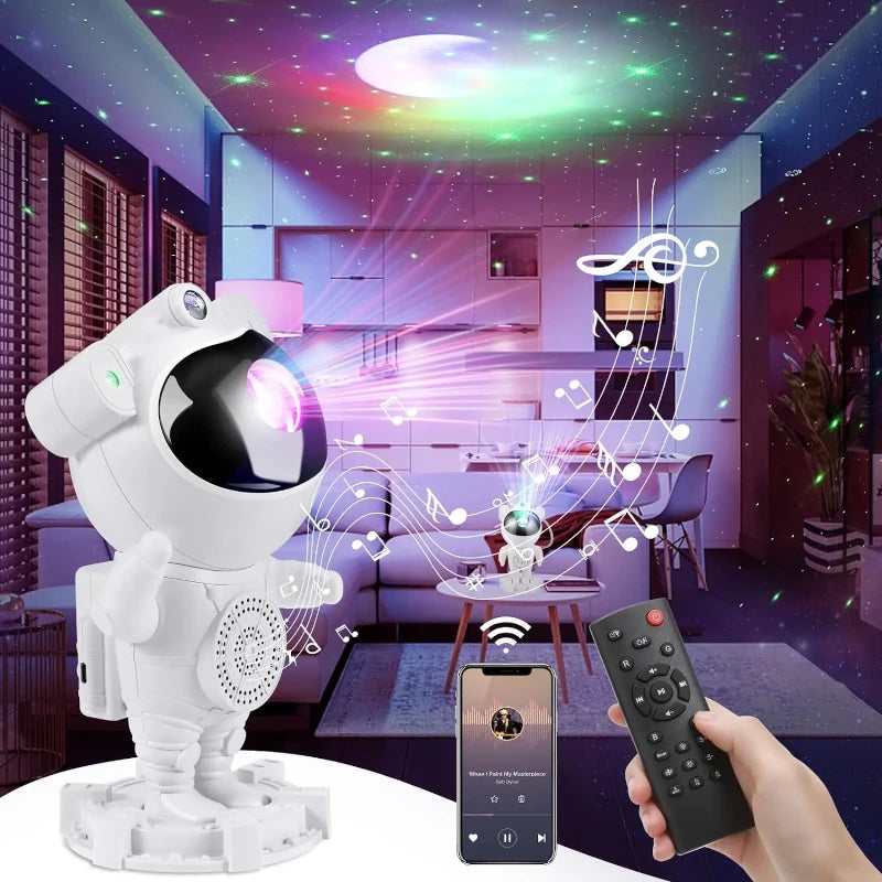 ASTRONAUTA PROYECTOR DE GALAXIAS BLUETOOTH