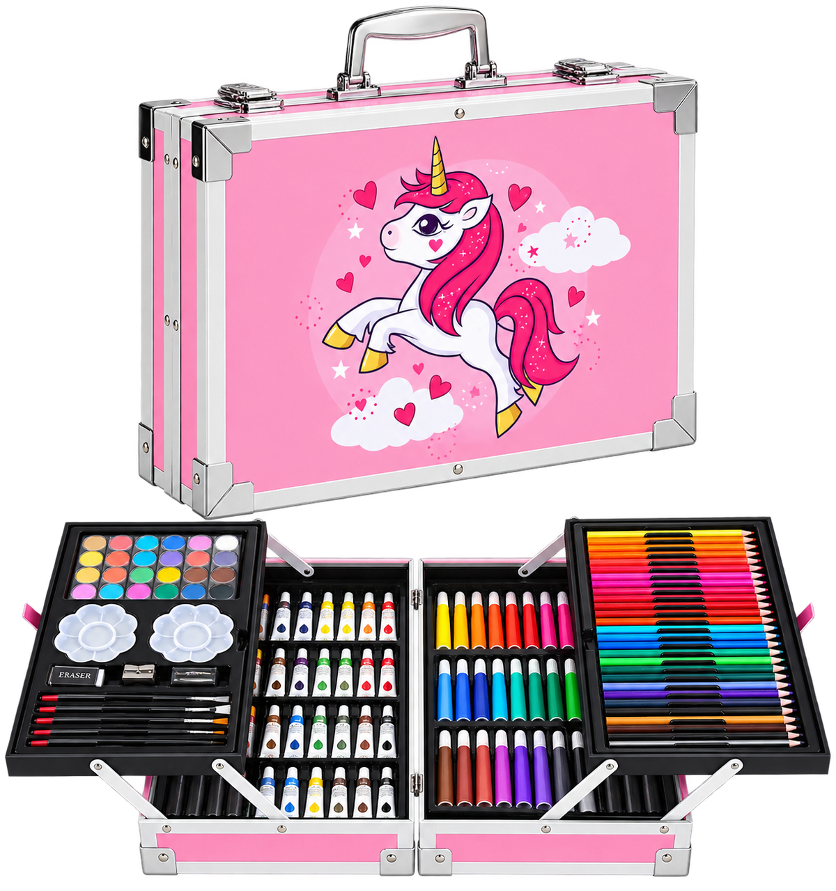 Set de arte metálico 145 piezas – Todo para dibujar · Bogotá Express
