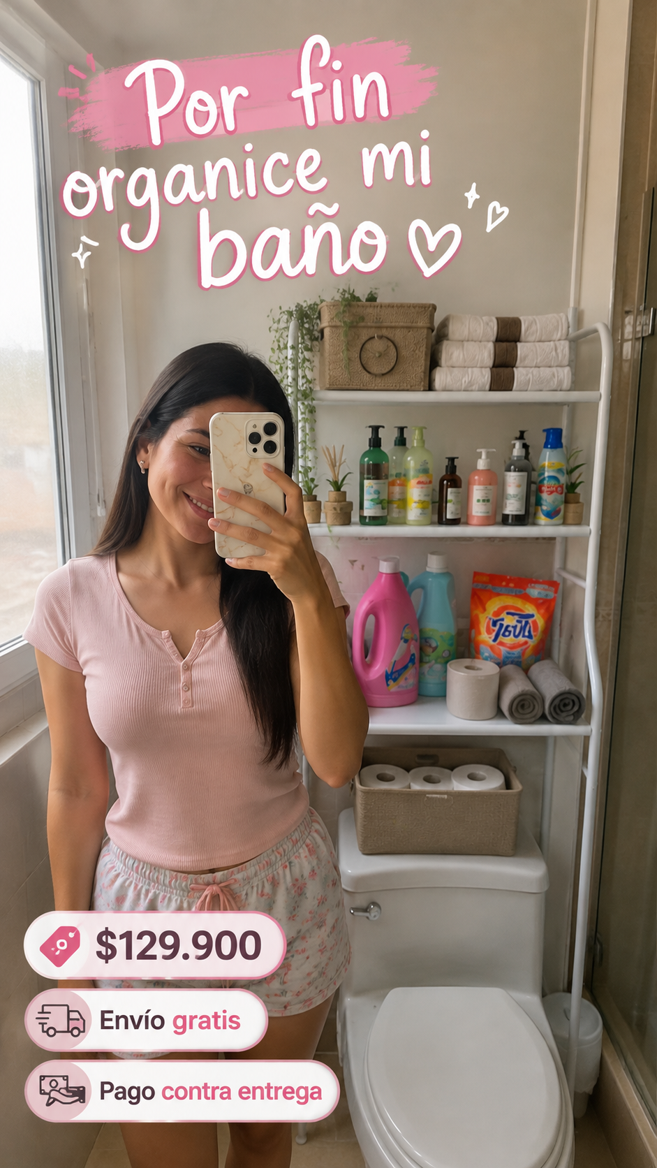 Combo Organizador 2x1: Lavadora + Baño