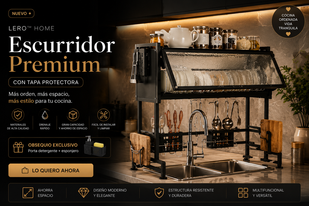KitchenMax™ | Escurridor Premium Multifuncional ✨