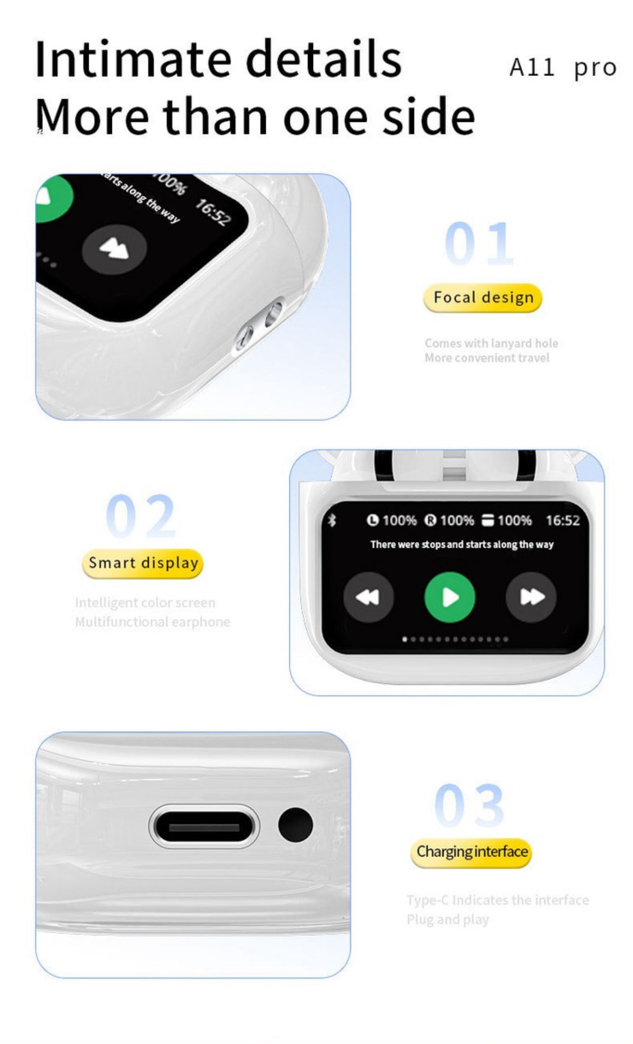 🎧 SmartPods Display