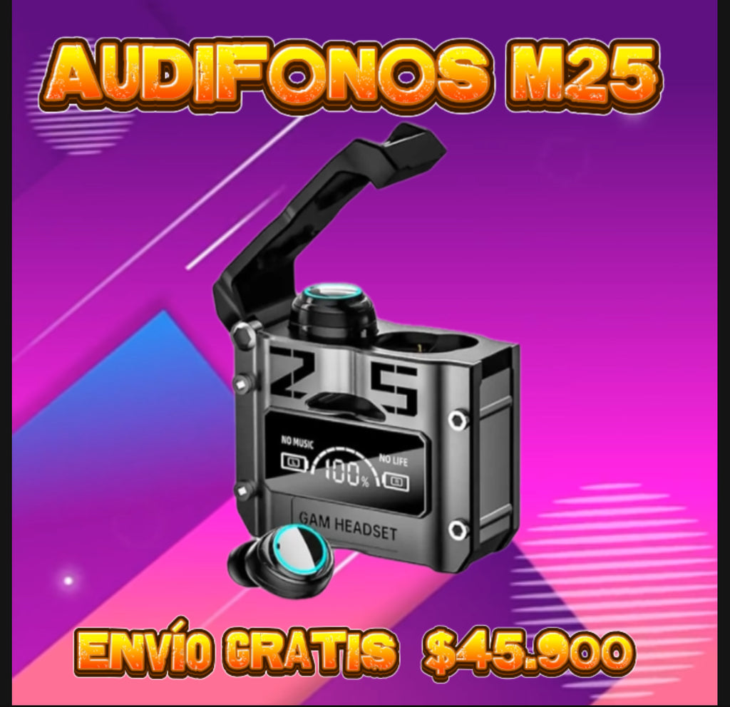 AUDIFONOS  M25 POWERBANK GAMER