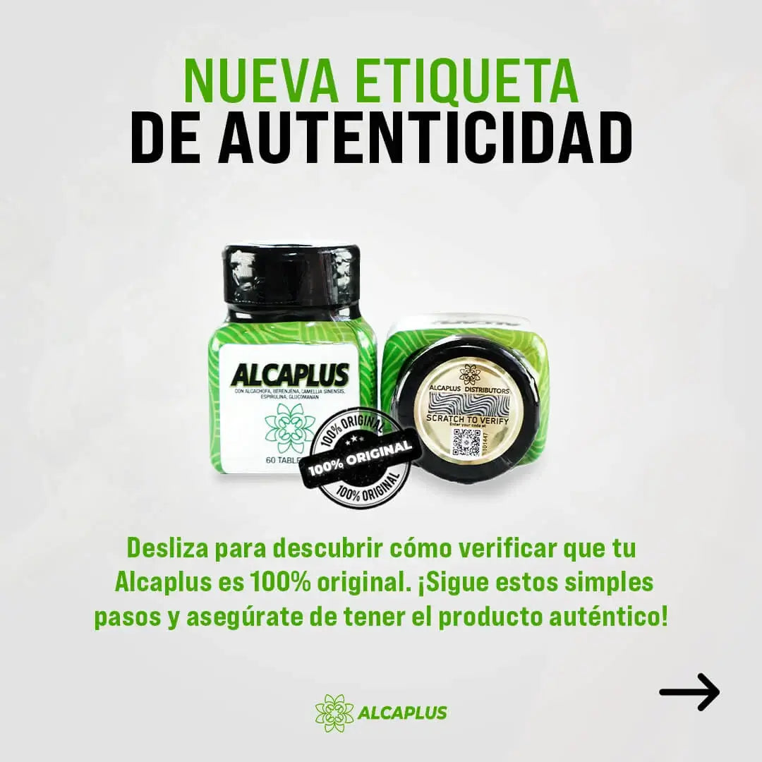alcaplus suplemento natural cápsulas presentación