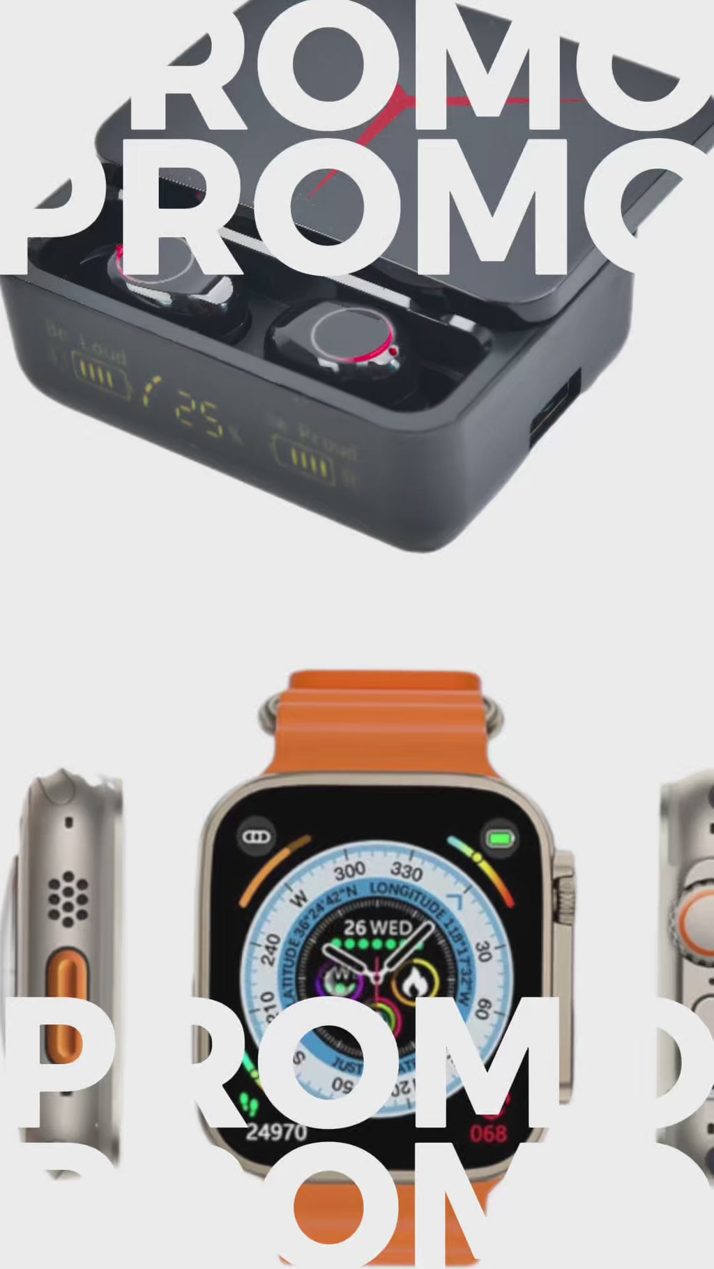 COMBO RELOJ T800 ULTLRA 2 + AUDIFONOS M90 PRO