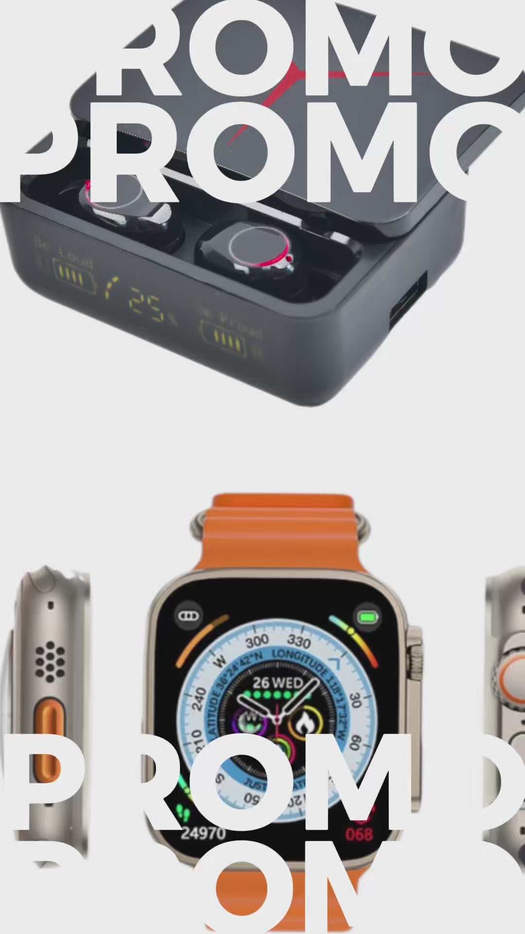 COMBO RELOJ T800 ULTLRA 2 + AUDIFONOS M90 PRO