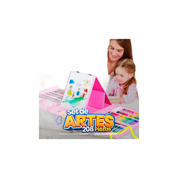 Set de arte plástico 208 piezas – La caja más completa · Bogotá Express