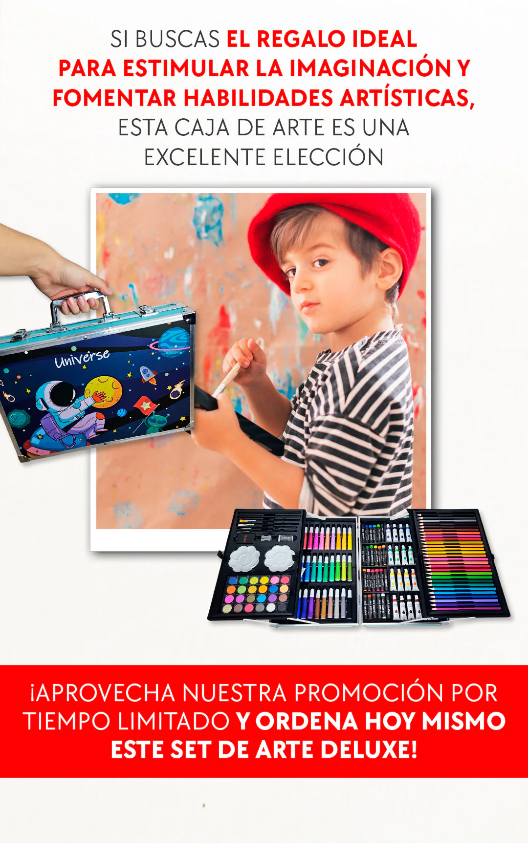 SET DE ARTE DE LUJO X145 METALICO